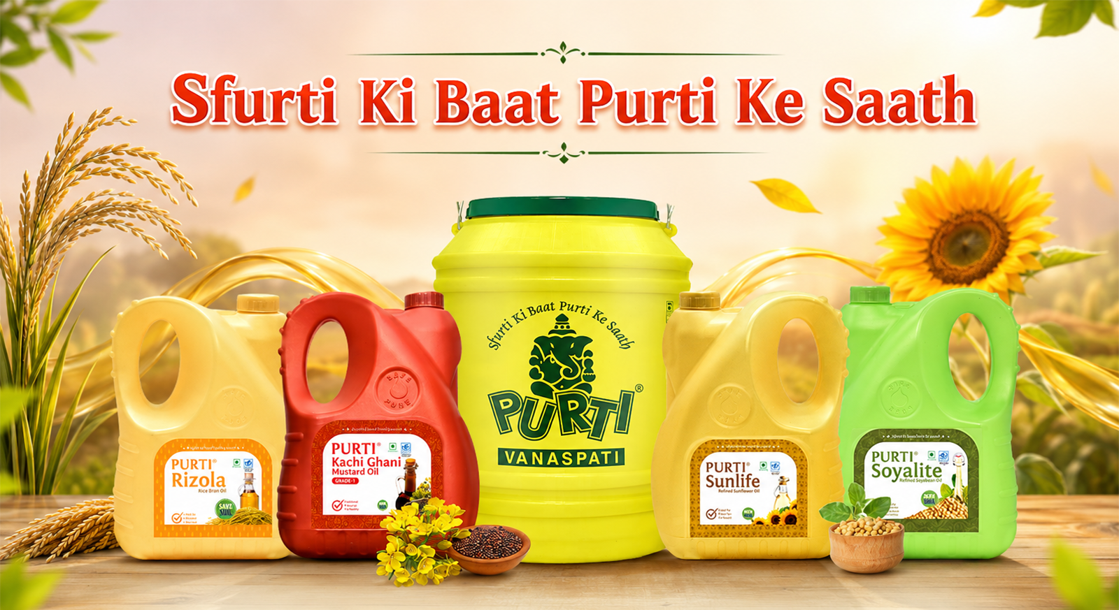 Purti Kachi Ghani & Refined Oils