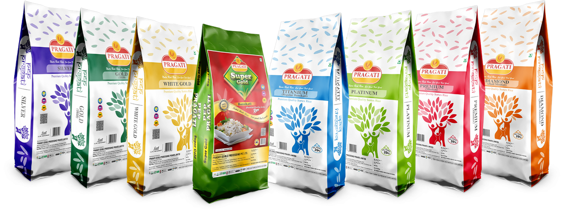 Purti export product range