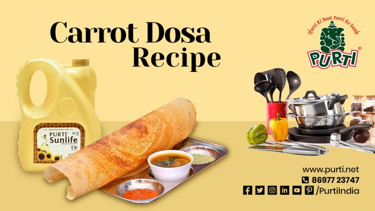 Carrot dosa recipe