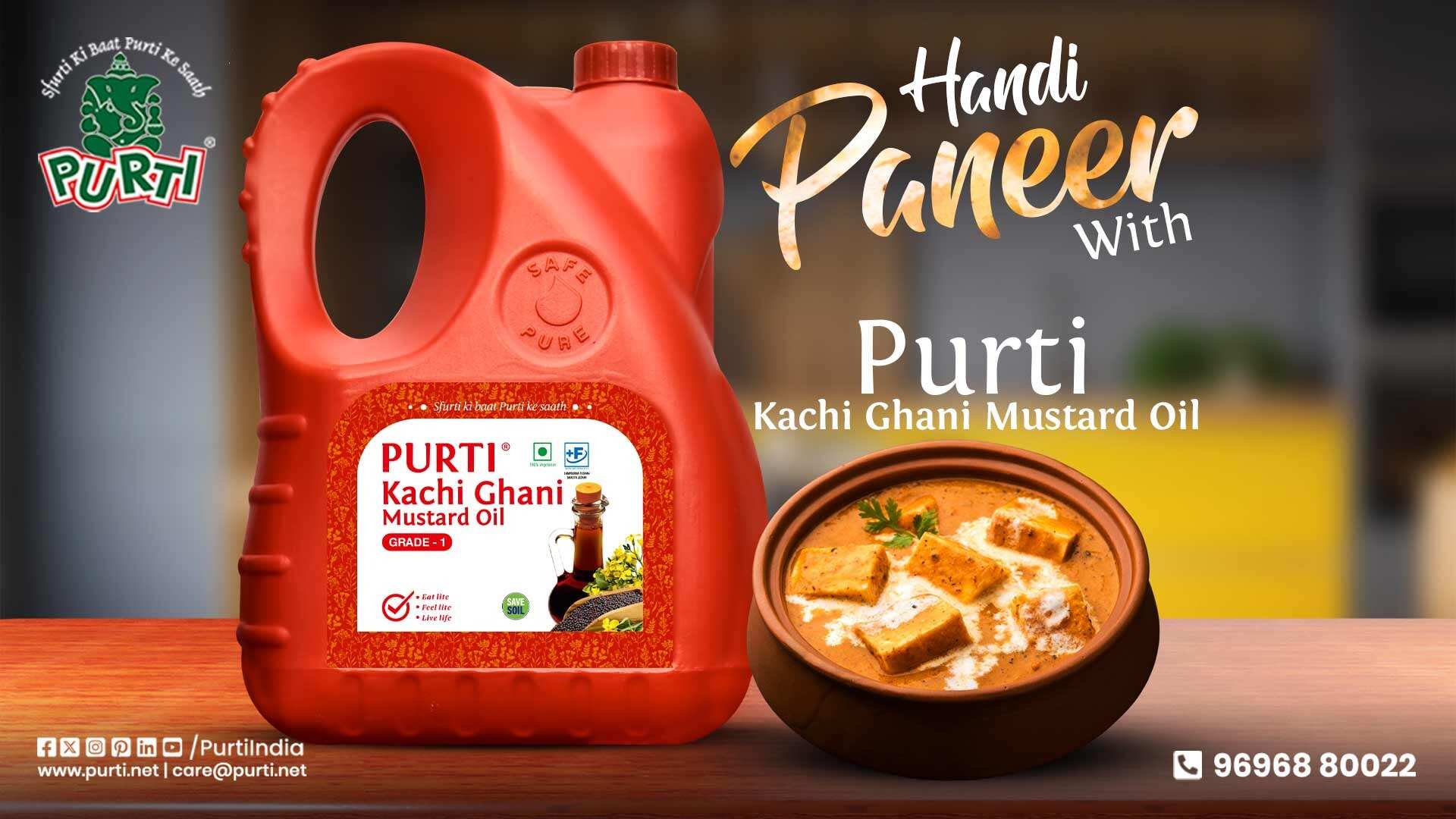 Delicious handi paneer recipe