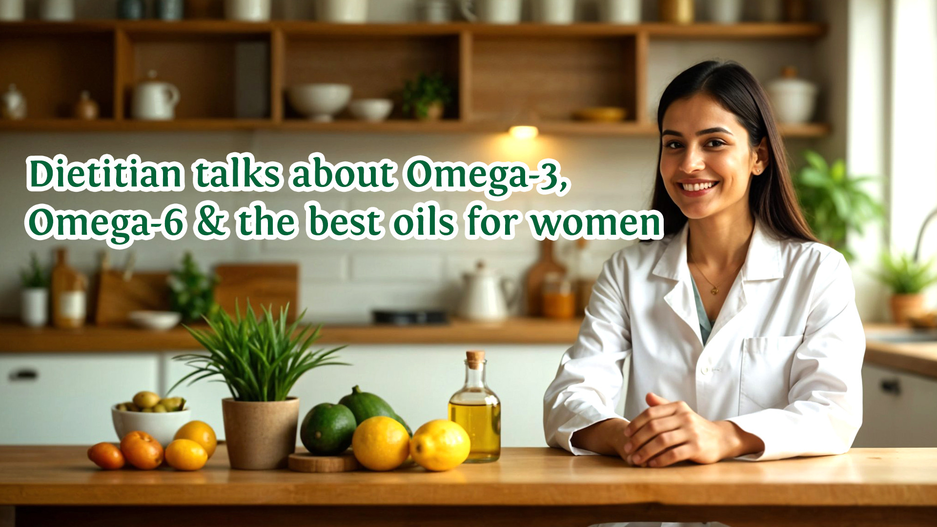 Dietitian talks about omega-3, omega-6 & the best oils for women