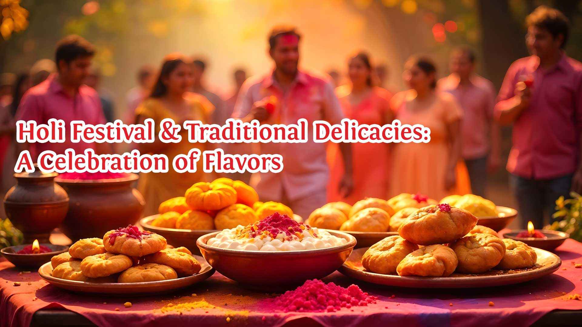 Holi festival & traditional delicacies: a celebration of flavours