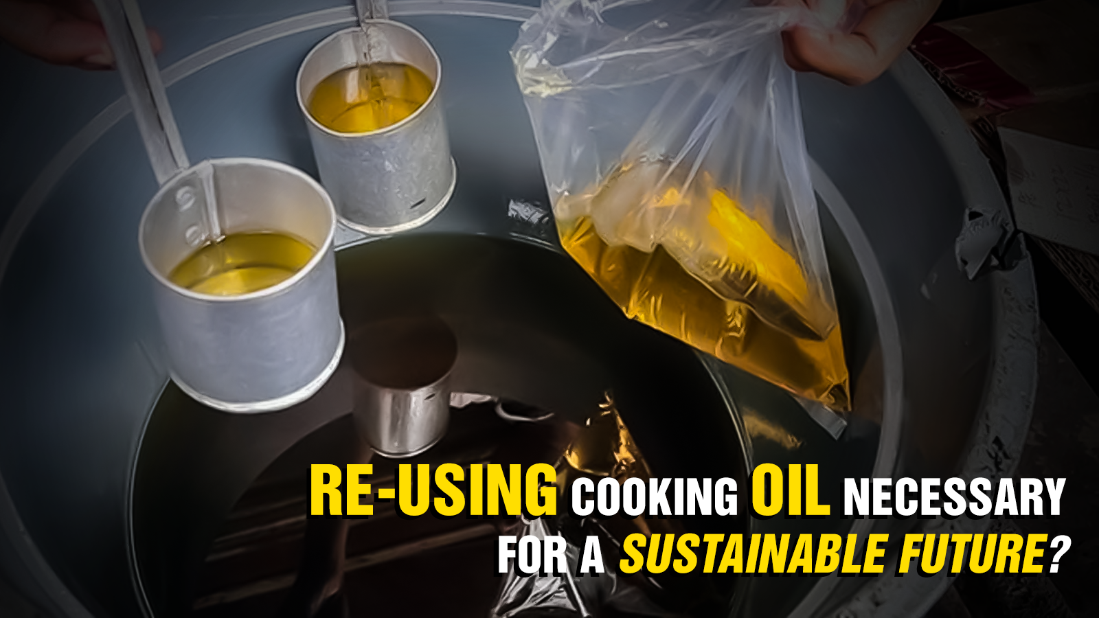 Re-using cooking oil necessary for a sustainable future?