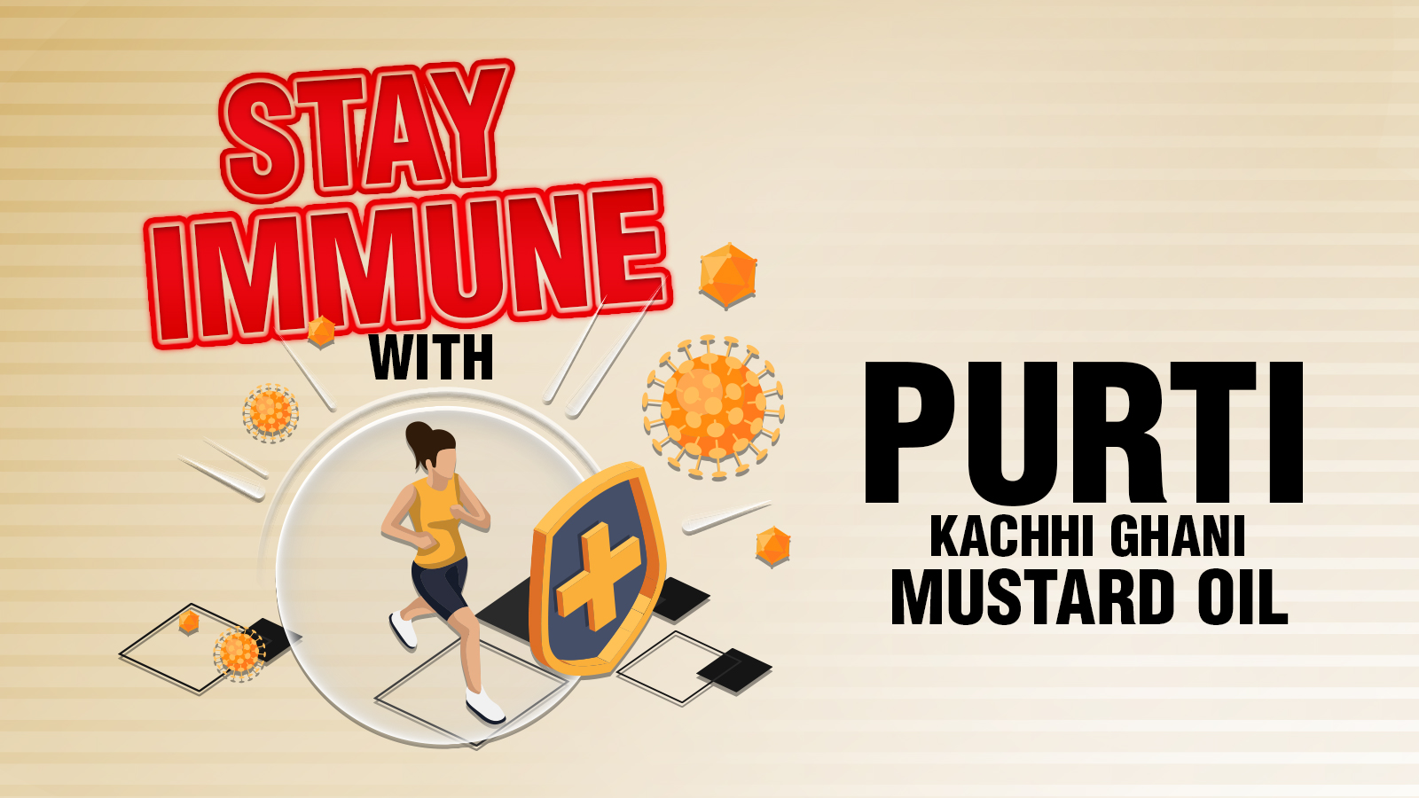 Stay immune with purti kachhi ghani mustard oil