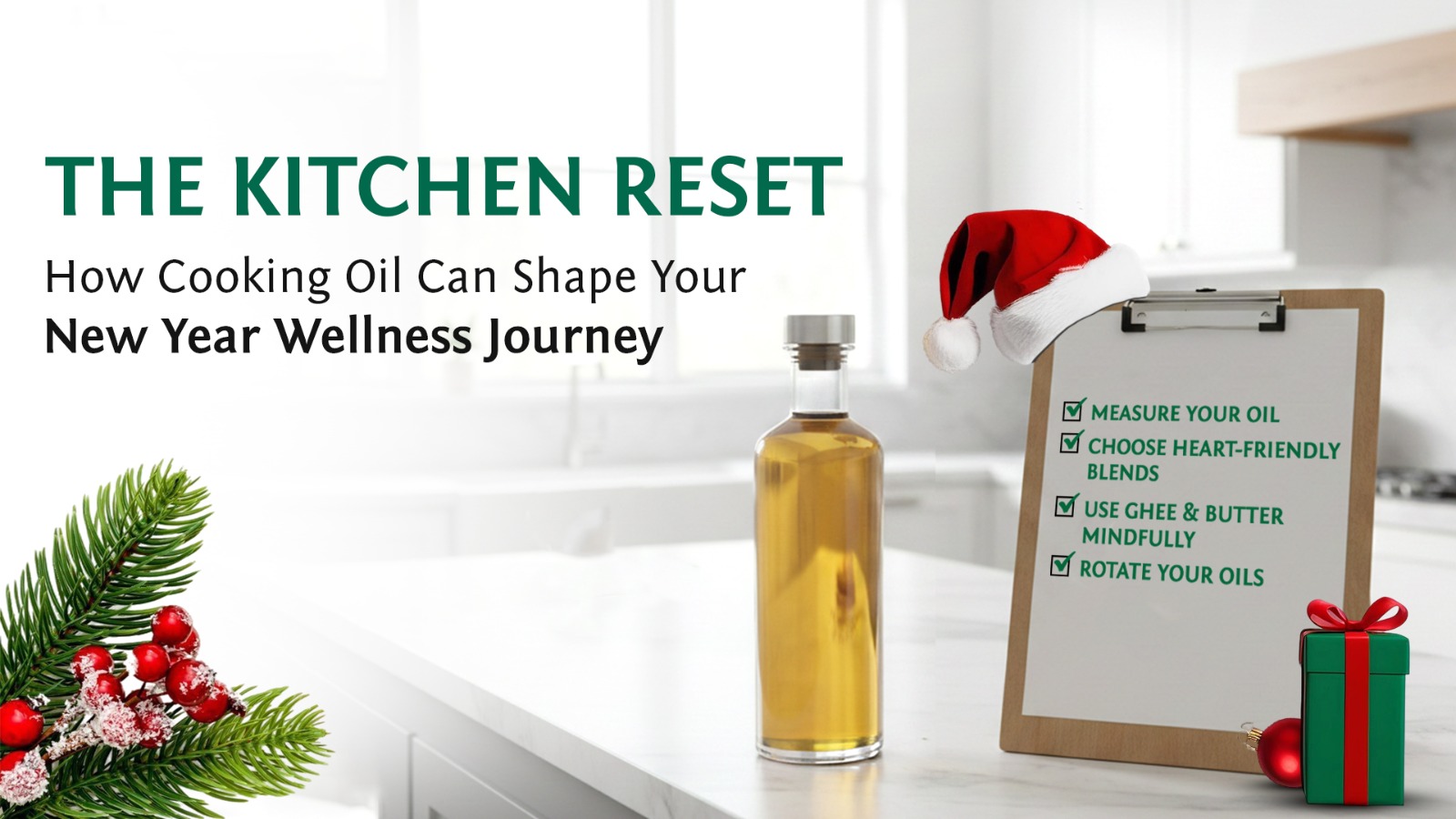 The kitchen reset: how cooking oil can shape your new year wellness journey