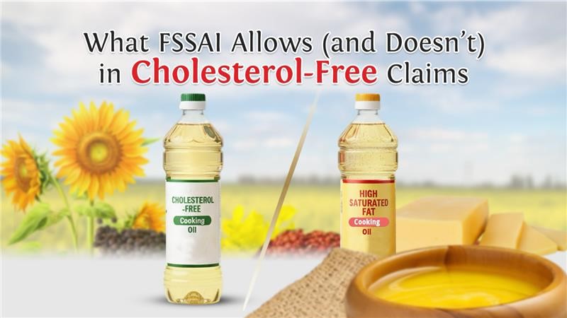 What fssai allows (and doesn’t) in cholesterol-free claims