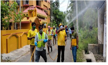 Local Area Sanitization Drive By Purti Group