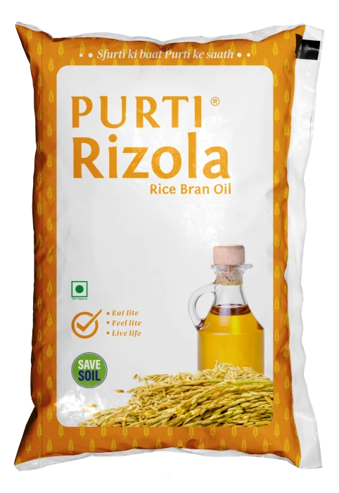 Refined Rice Bran Oil — your brand on this pack
