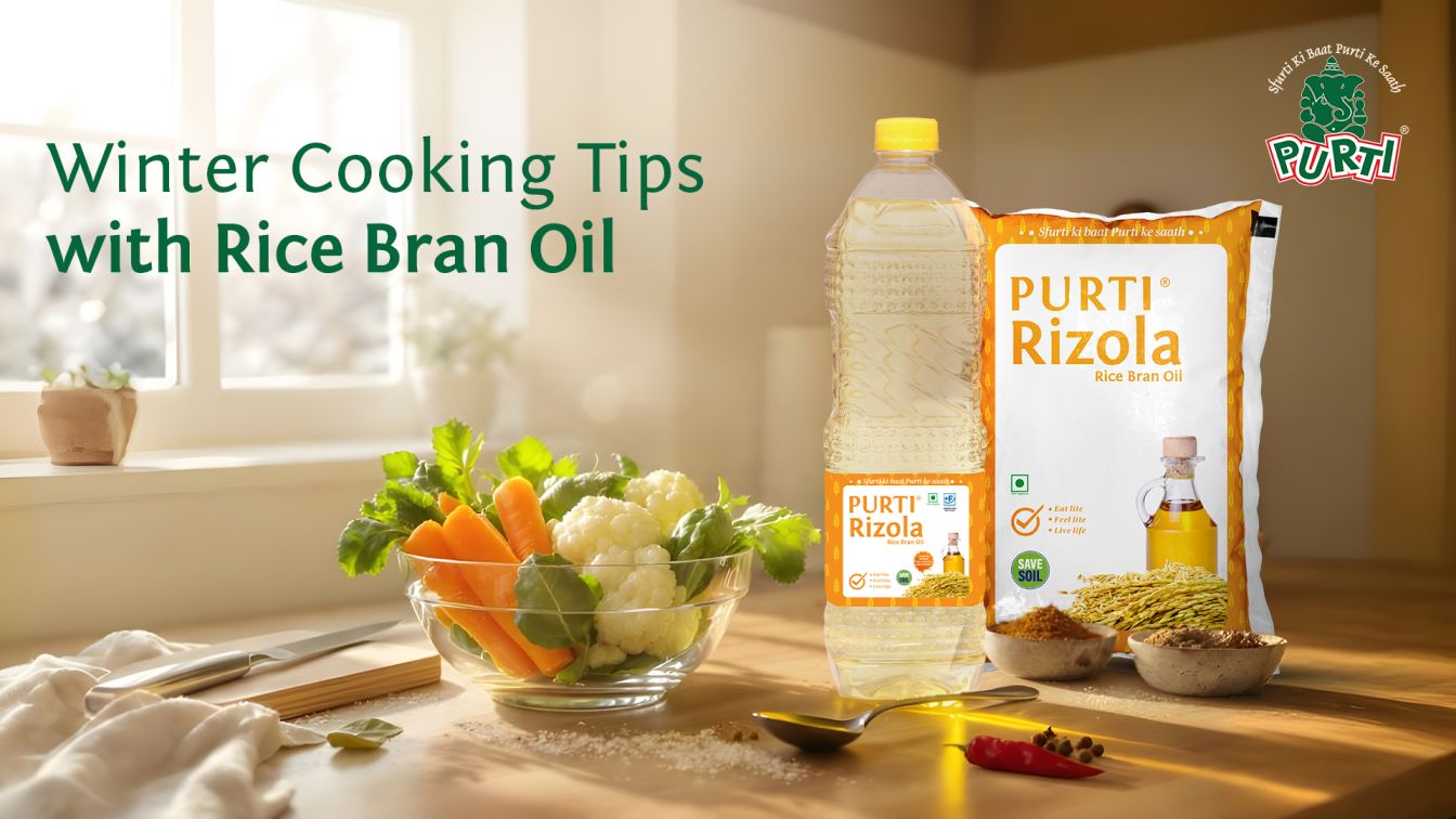 Stay healthy this winter: cook smarter with purti rizola rice bran oil