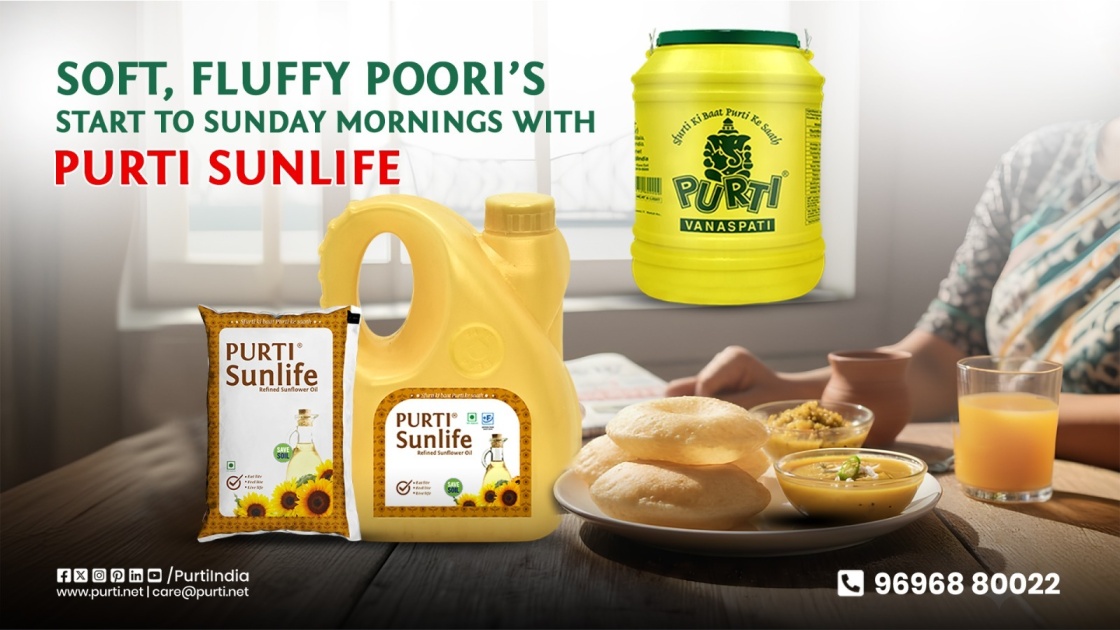 Sunday mornings are made of these. light, fluffy, and heart-healthy puri with purti sunlife