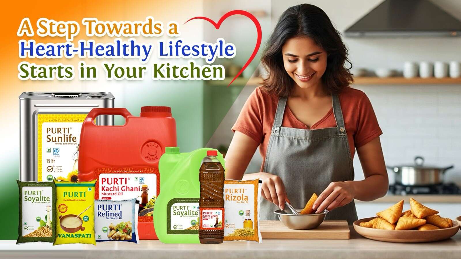 A step towards a heart-healthy lifestyle – naturally cholesterol-free cooking oils