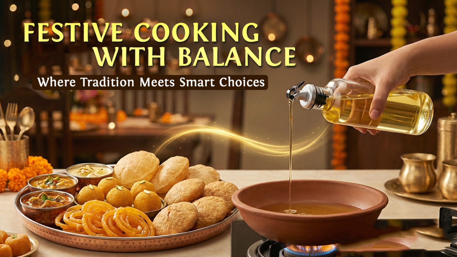 Festive cooking with balance where tradition meets smart choices