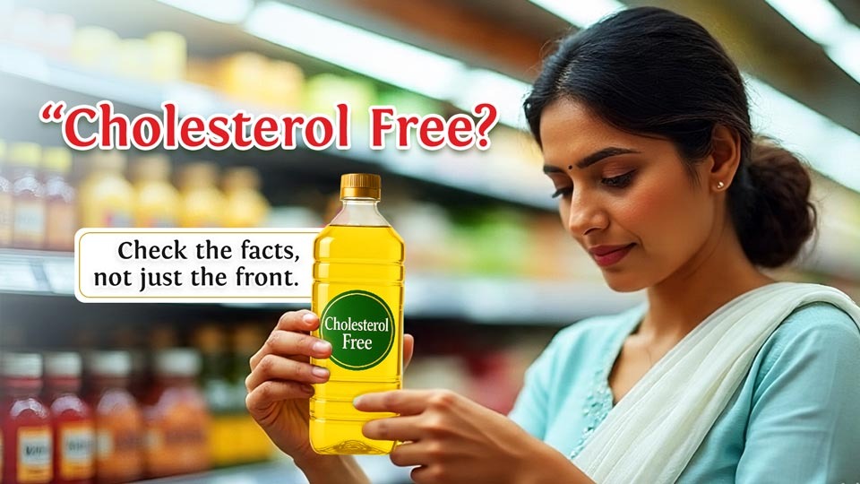 How to check if your cooking oil is truly cholesterol-free?