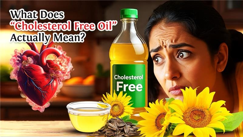 What does “cholesterol-free oil” actually mean?