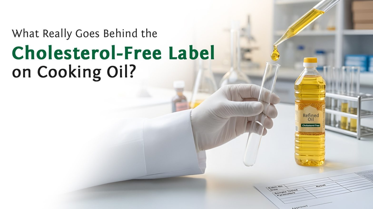 What really goes behind the cholesterol-free label on cooking oil
