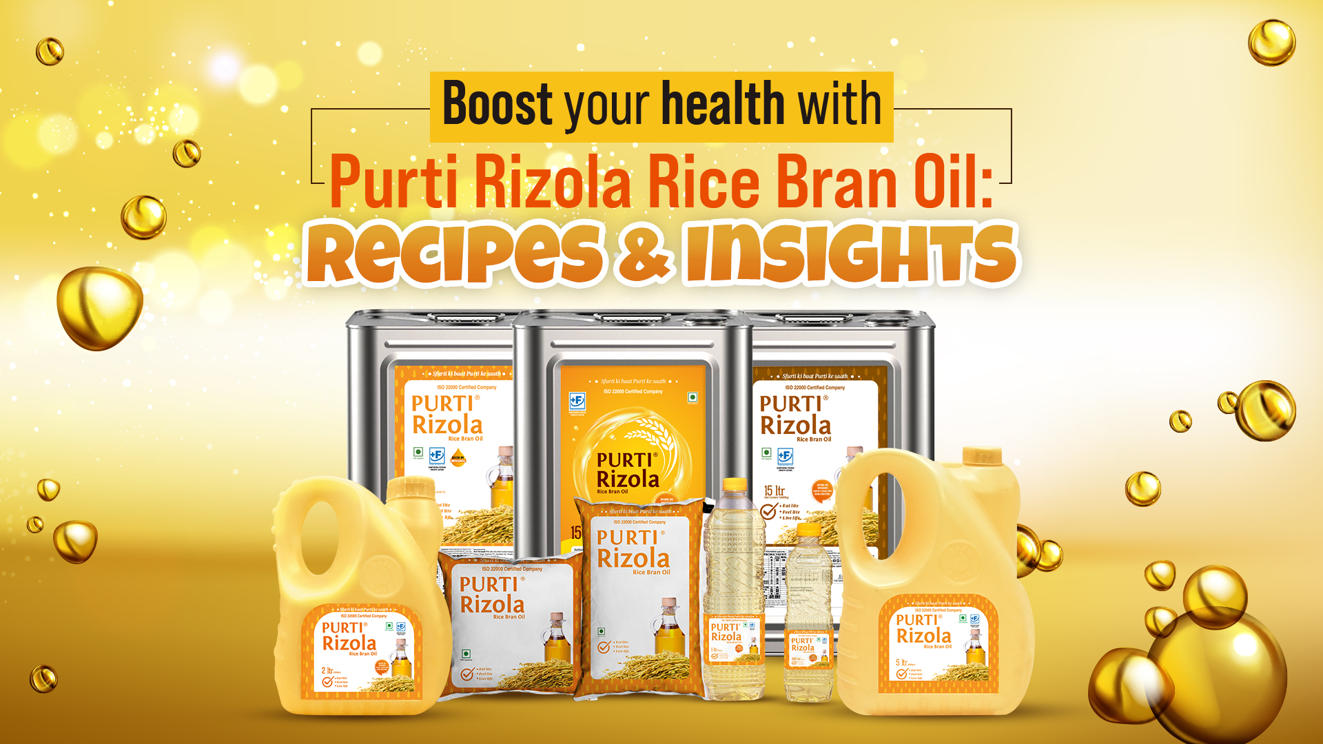 Boost your health with purti rizola rice bran oil: recipes and insights