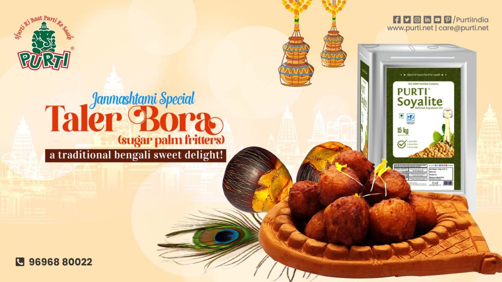 Janmashtami special taler bora (sugar palm fritters): a traditional bengali sweet delight!