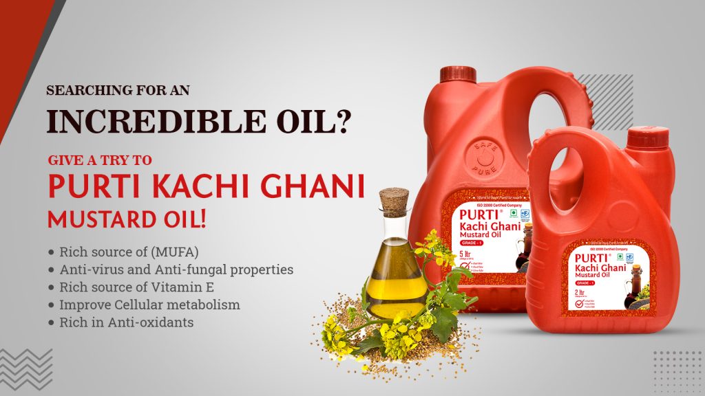 Searching for an incredible oil? give a try to purti kachi ghani mustard oil!!